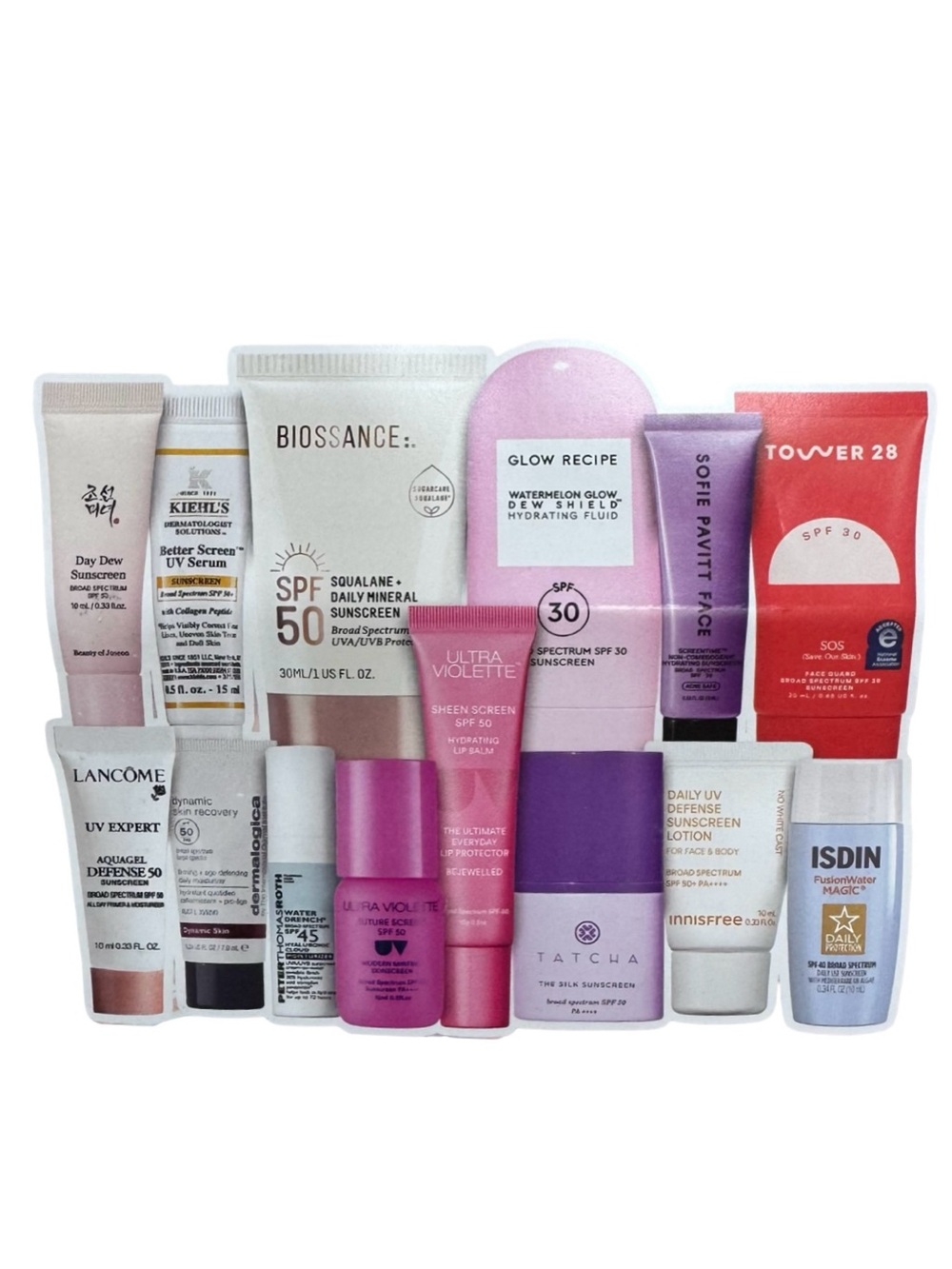 Ultimate SPF Explorer Set - 14 Bestselling Sunscreens & Hydrating Fluids